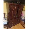 Image 4 : 2 Piece Dresser With Mirror - 80" H x 64" W x 16 1/2" Deep,
