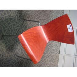 Cherry Stackable Boardroom Chair