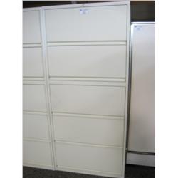 Herman Miller 5 Drawer Lateral File Cabinet
