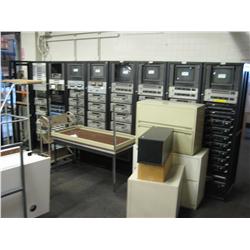 11 Racks Of Misc Electronics