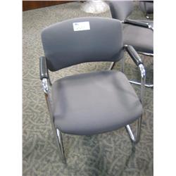 Grey Steel Case Client Chair