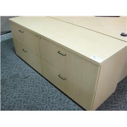 Maple 4 Dr Lateral File Cabinet