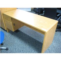 Oak Student Desk