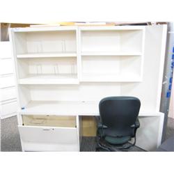 Large File Centre With Matching Bookshelf