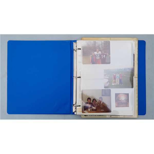 Binder with Old Photos - Sports, etc