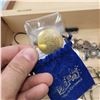 Image 5 : Wooden Jewellery Box w/ Contents