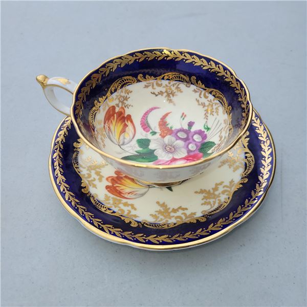 Vtg Double Warrant Paragon Teacup & Saucer