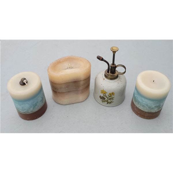 Vtg Takahashi Spritzer w/ Candles