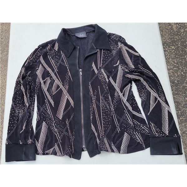 Ladies Foral Wear Zippered Over Shirt