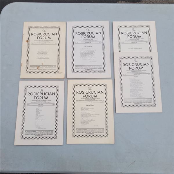 Lot of Rosicrucian Forum Booklets