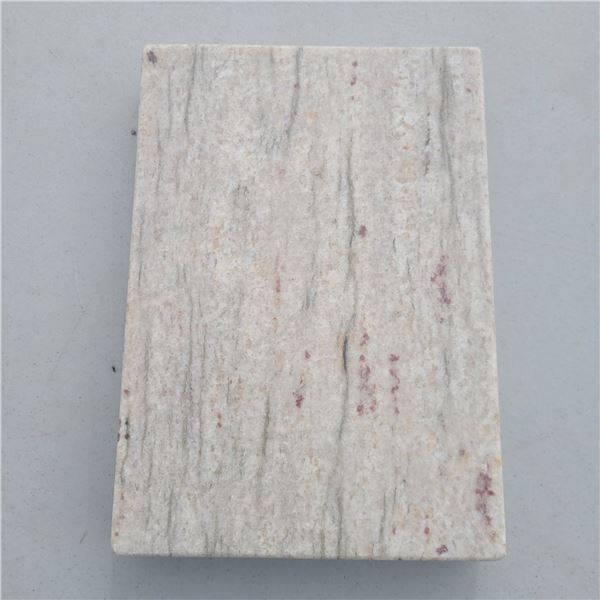 Soapstone Scultpure Base - Granite River White