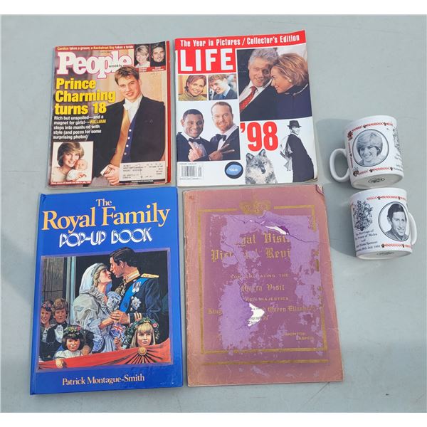 Lot of Vintage English Monarchy Items
