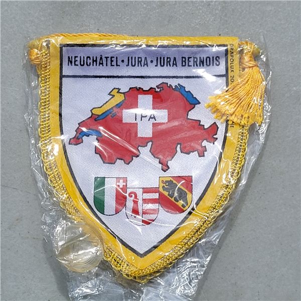 Switzerland International Police Association Pennant Banner