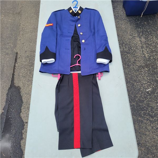 Full Honourary Edmonton Police Jacket, with Buttons, Insignia Patch, Embroidered Pants