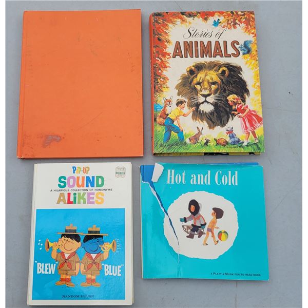 Lot of Vtg Children's Books - Stories of Animals, Pop Up Sound Alike ++
