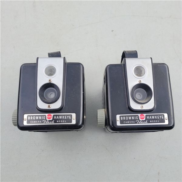 Lot of 2 Brownie Hawkeye Cameras