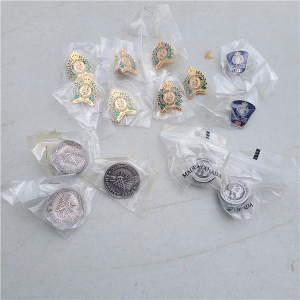 Lot of Various Police Pins, Etc.