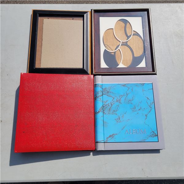Lot of Vtg Photo Albums & Picture Frames