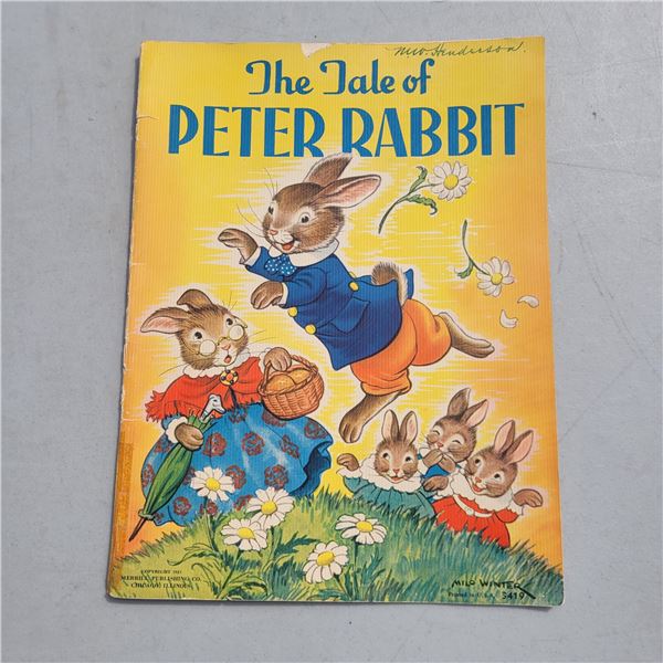 1937 The Tale of Peter Rabbit Story Book