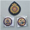 Image 1 : Embroidered Edmonton Police Service Patch + 2 Police Token Coins