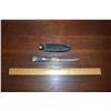 Image 1 : 9" BLACK WOOD BOOT KNIFE