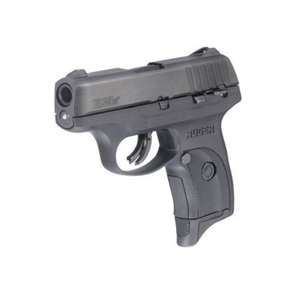 RUGER EC9s 9MM LUGER FIXED 7RD BLACK SLIDE/BLACK SYN FRAME