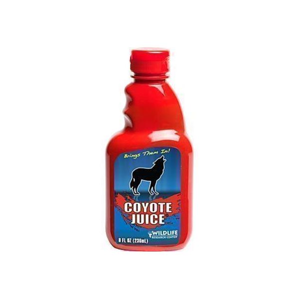 WRC PREDATOR LURE COYOTE JUICE 8FL OUNCES SQUIRT TOP BOTTLE