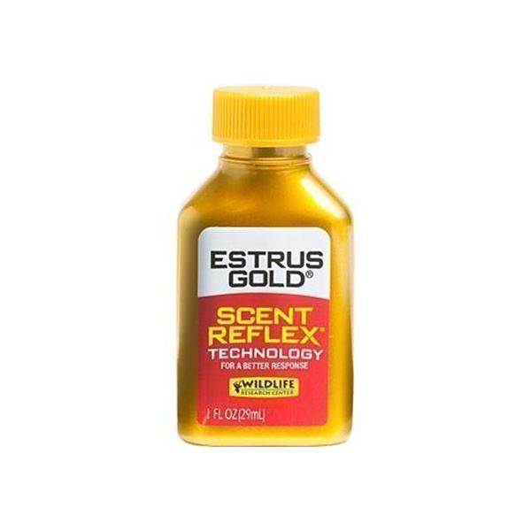 WRC DEER LURE ESTRUS GOLD SYNTHETIC 1FL OZ W/2 KEY WICKS