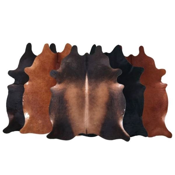 LG/XL Brazilian Hair on Cowhide Rug
