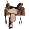 Image 1 : Double T Wild Bloom Barrel Saddle - 13 Inch