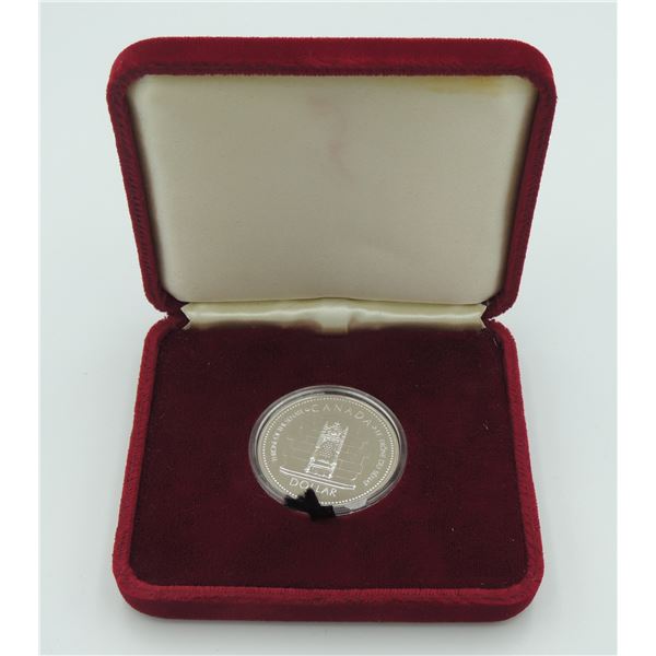 #2 1977 CANADIAN $1 DOLLAR SILVER COIN CASED W/