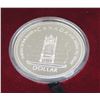 Image 2 : #2 1977 CANADIAN $1 DOLLAR SILVER COIN CASED W/