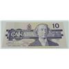 Image 1 : #3 1989 CANADIAN $10 PAPER MONEY NOTE QEII