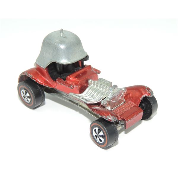 #5 1969 MATTEL RED LINE HOT WHEELS RED BARON CAR