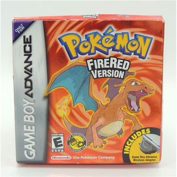 #16 POKÉMON FIRERED GAME BOY ADVANCE GAME CIB