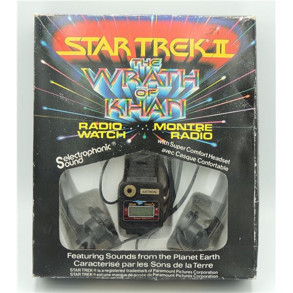 #20 RARE STAR TREK II WRATH OF KHAN RADIO WATCH