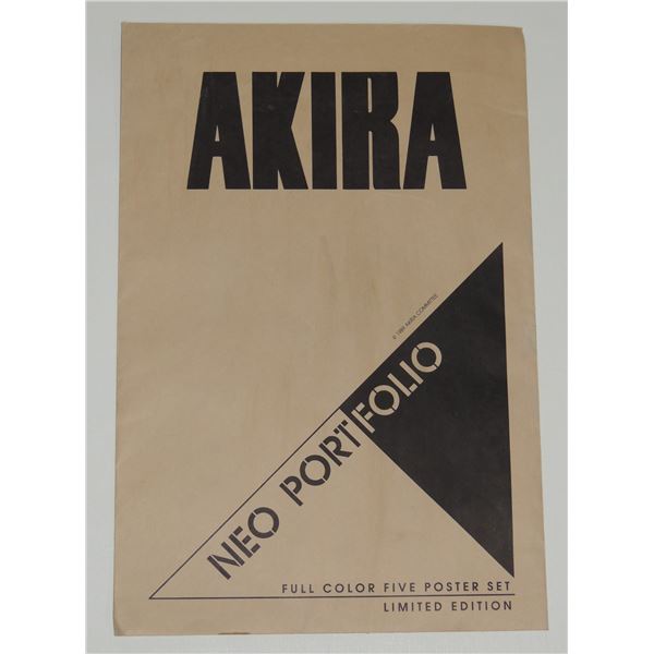 #23 AKIRA NEO PORFOLIO 5 POSTER SET 1988 COMPLETE