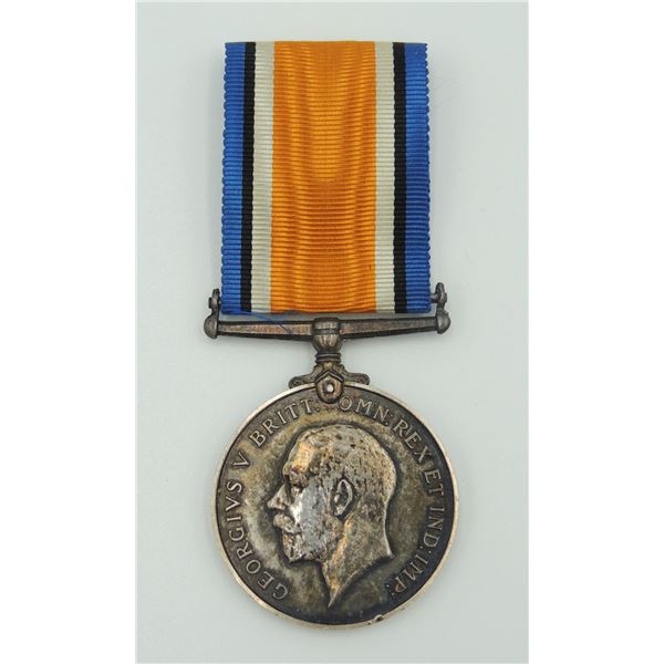 #26 WW1 CANADIAN WAR MEDAL NAMED +RIBBON SILVER