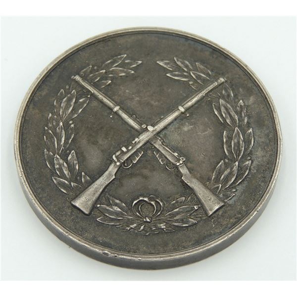 #27 1900'S BRITISH SILVER LEE ENFIELD TARGET MEDAL