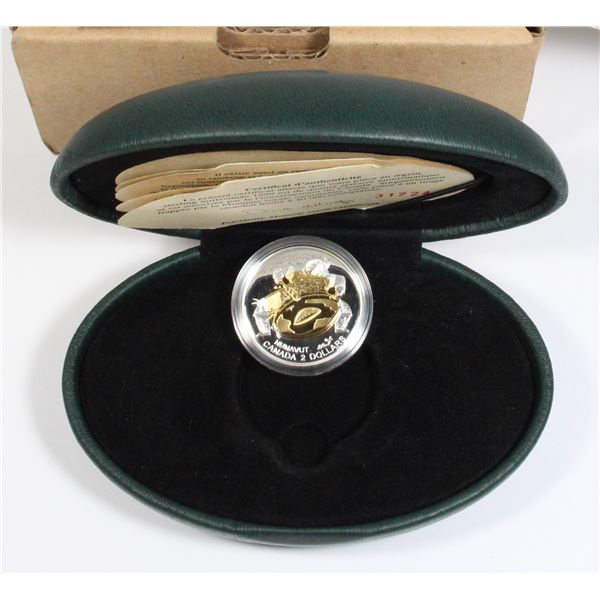 #34 1999 CANADIAN $2 DOLLAR SILVER COIN NUNAVUT