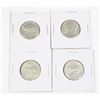 Image 1 : #35 1967 25 CENTS CANADA SILVER COIN LOT 4 BOBCAT