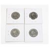 Image 2 : #47 1973 25 CENTS CANADA RCMP QUARTER LOT OF 4