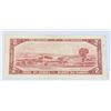 Image 2 : #61 1954 CANADA $2 TWO DOLLAR BILL NOTE PAPER