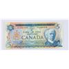 Image 1 : #64 1972 CANADA $5 FIVE DOLLAR BILL NOTE PAPER