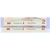 Image 3 : #66 LOT 2 1986 CANADA TWO DOLLAR BILLS SEQUENTIAL