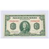 Image 1 : #75 WW2 NETHERLANDS 1943 2 1/2 GULDEN PAPER NOTE