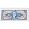 #90 1961 BRAZIL 10 CRUZEIROS PAPER MONEY BILL