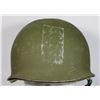 Image 2 : #106  COLD WAR AMERICAN M1 HELMET W/ LINER  NAMED