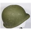 Image 3 : #106  COLD WAR AMERICAN M1 HELMET W/ LINER  NAMED