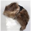 Image 1 : #109 CANADA MILITARY POLICE FUR HAT SIZE 7 3/8